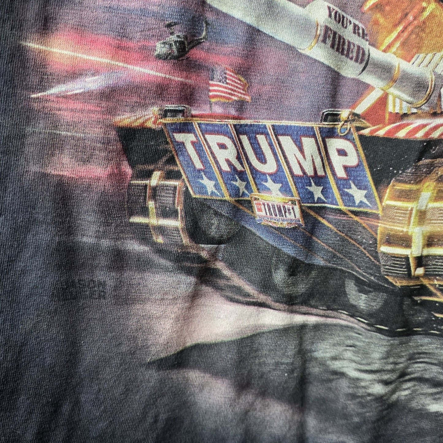 Donald trump The Mountain Shirt Mens XL Black Big Print 2016 USA 47 president