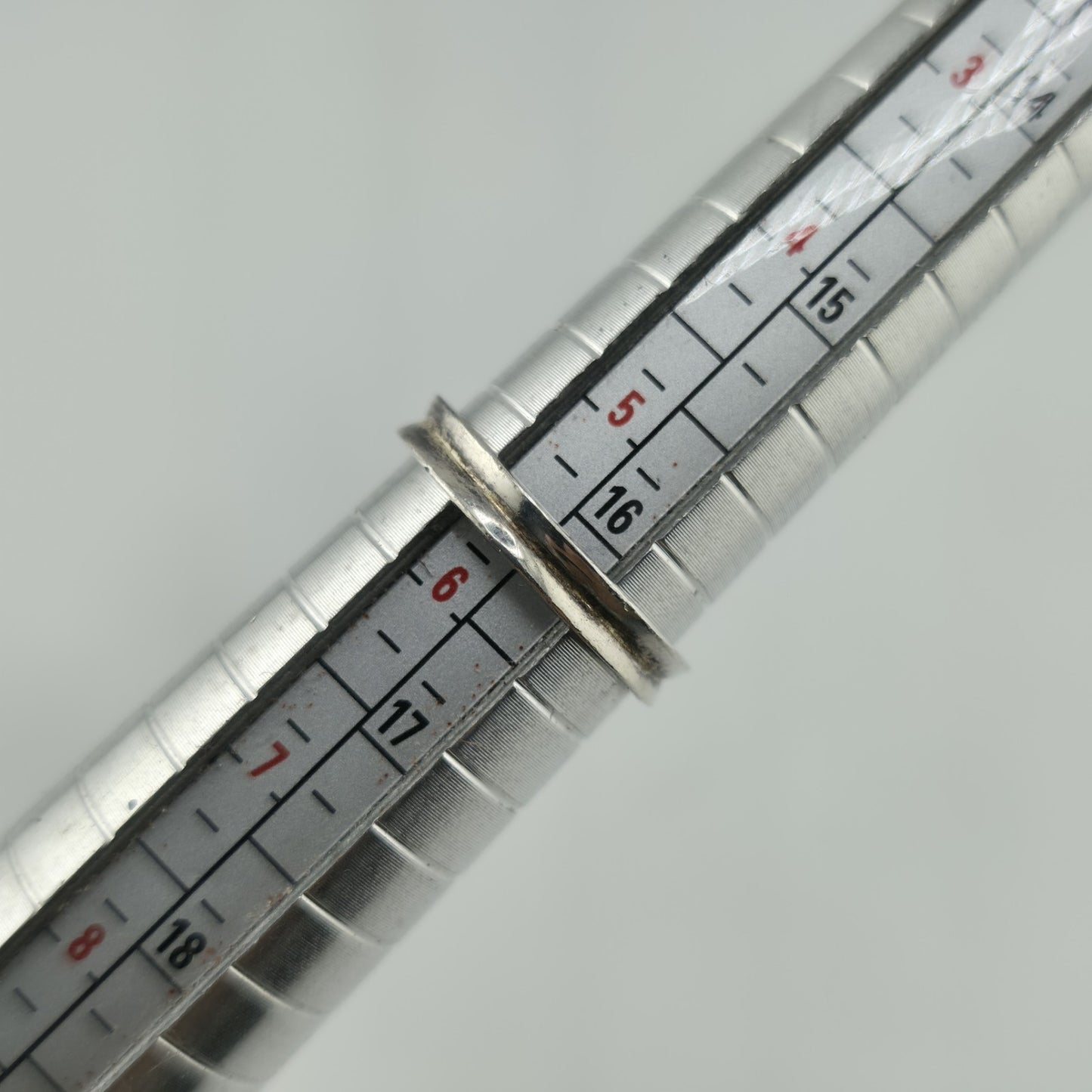 925 Sterling Silver Ring Yellow Gemstone Rectangle  Sz 5.75 Vintage