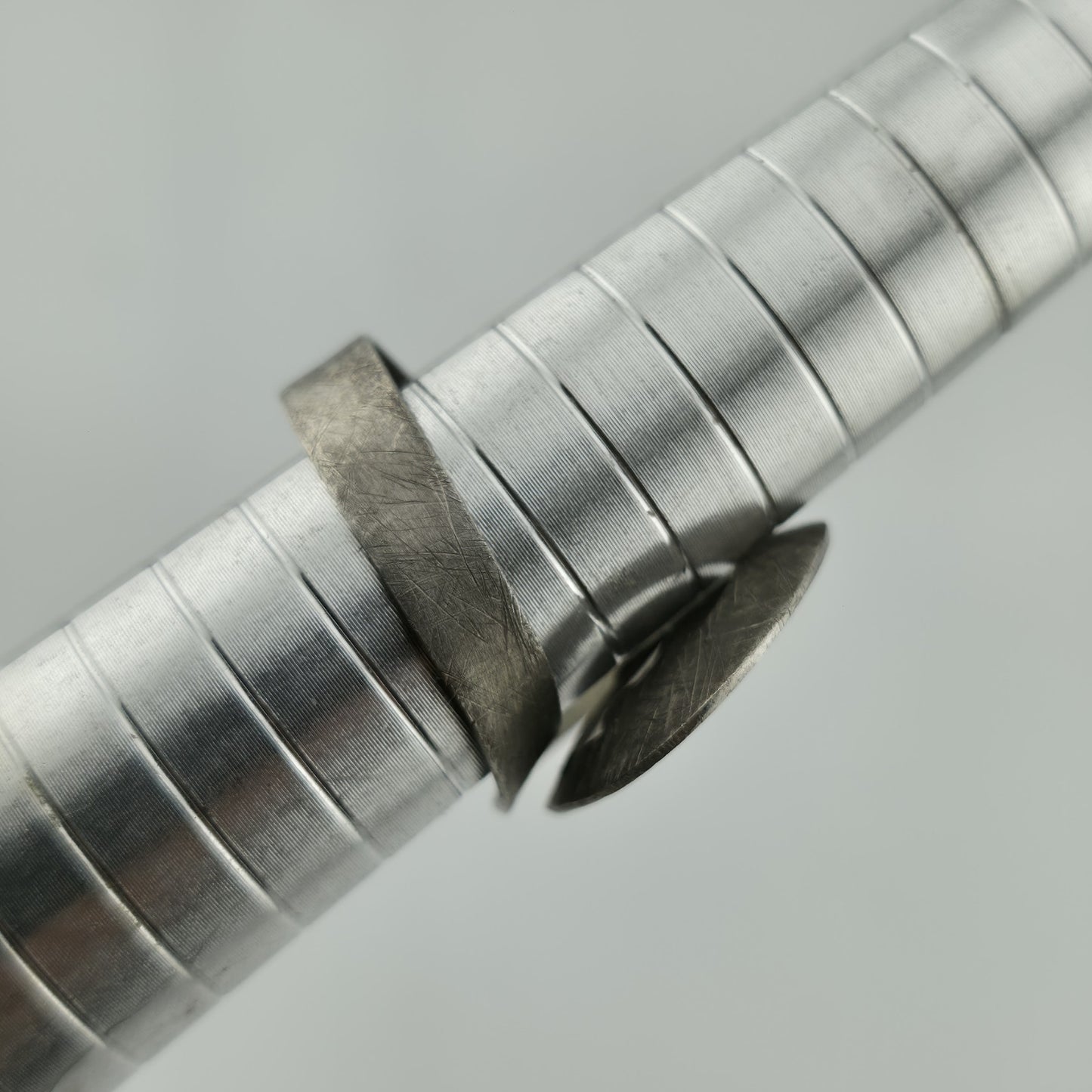 Joid'art Ring contemporary Artisan Spiral 925 Sterling Silver Adjustable