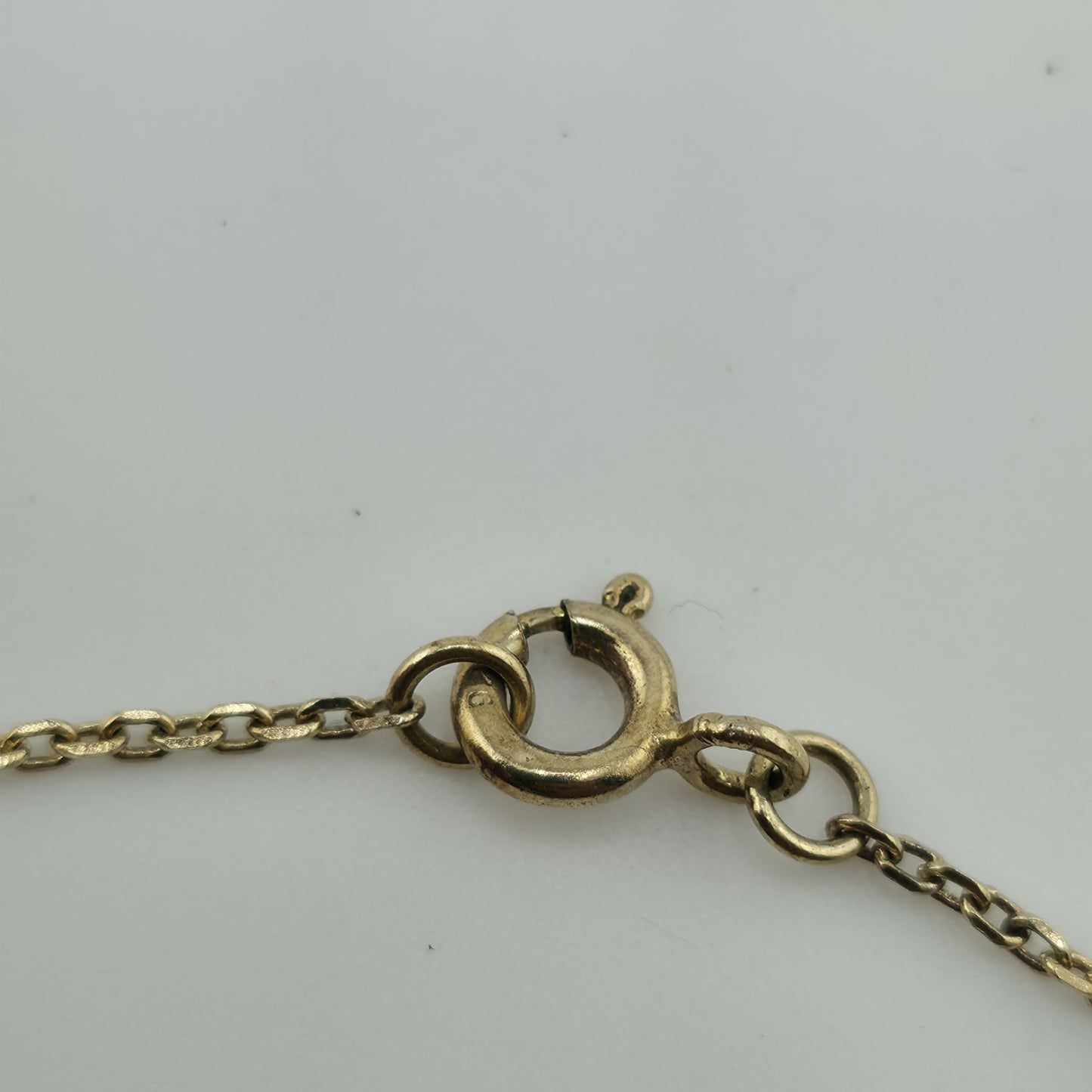 925 Italy SU Gold Plated Heart Pendant Necklace 16"