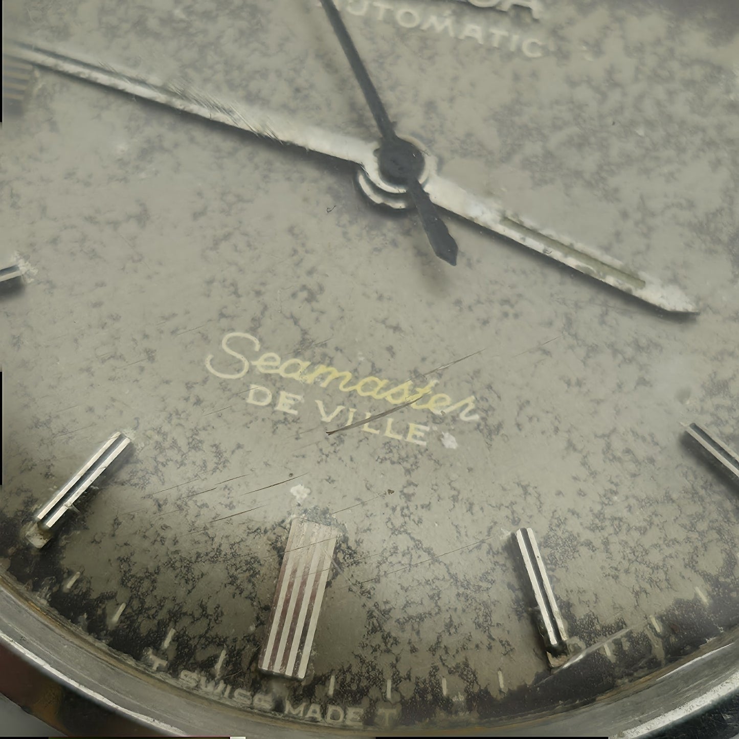 OMEGA Watch Semaster DeVille Automatic patina Dial Mens Dress Swiss Vintage ASIS