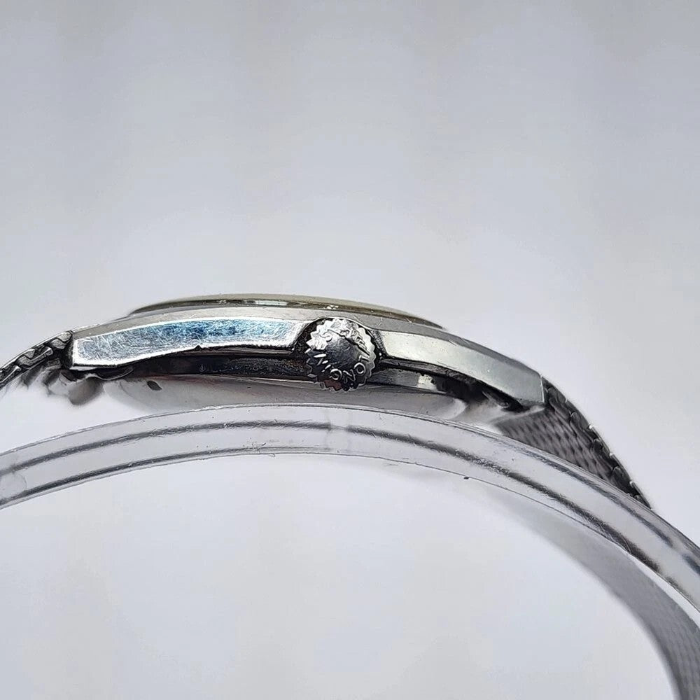 Vintage Longines women's stainless steel watch ref. 7889.10 460 1970s wind up