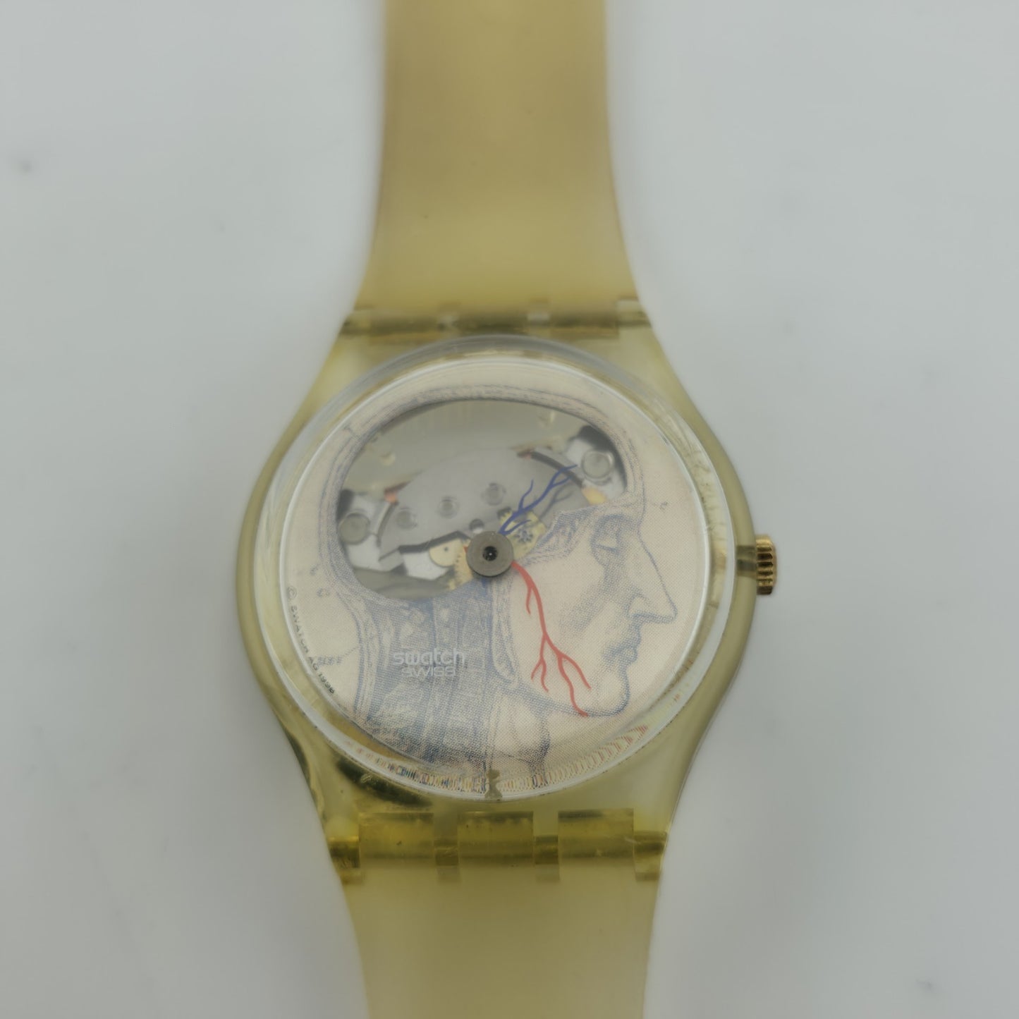 Swatch Watch GK247 Jo Whaley Ticking Brain 1997 Artist Series Limited Working