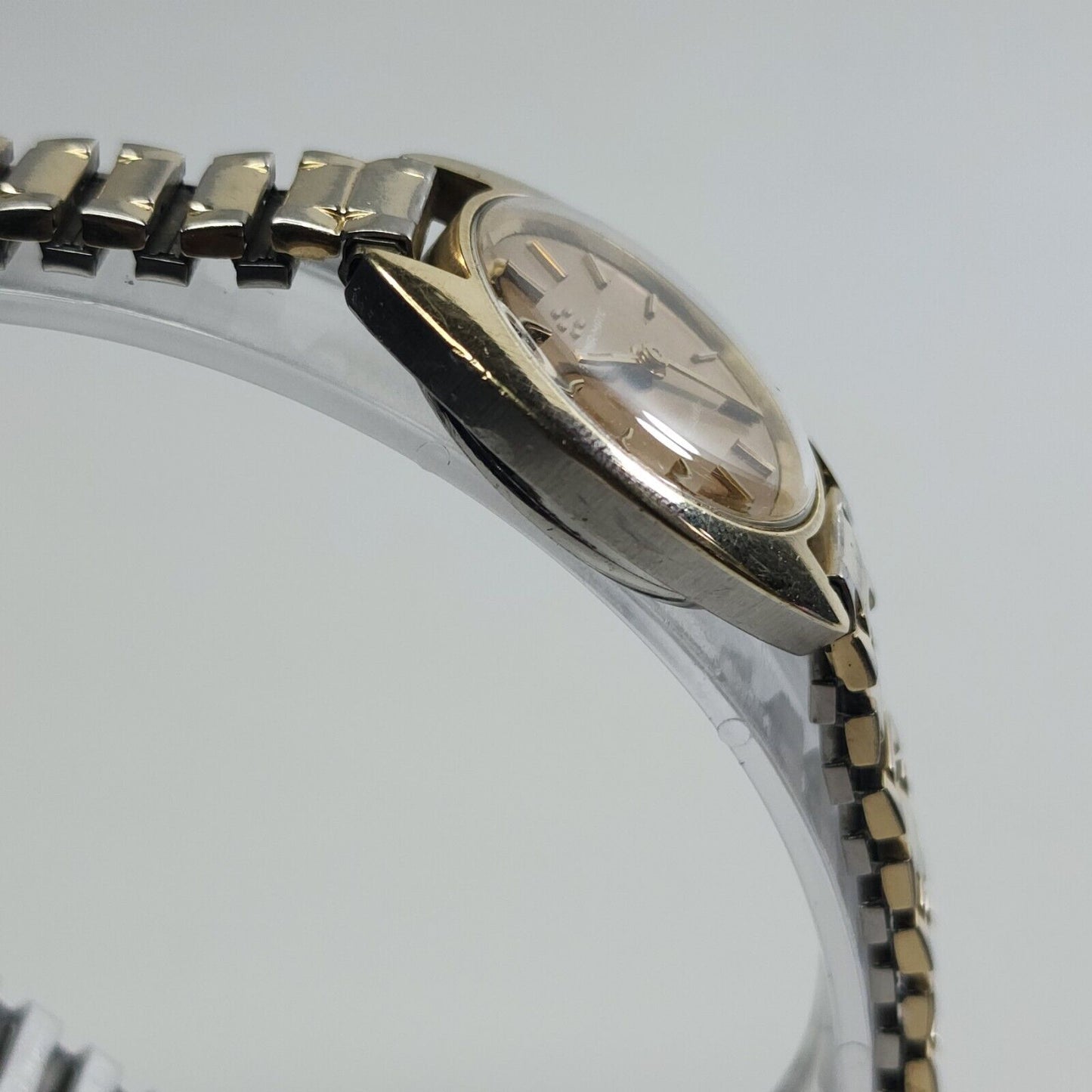 Eterna matic Watch sahida Brown Dial Womens Automatic Wristwatch 1960s Vintage