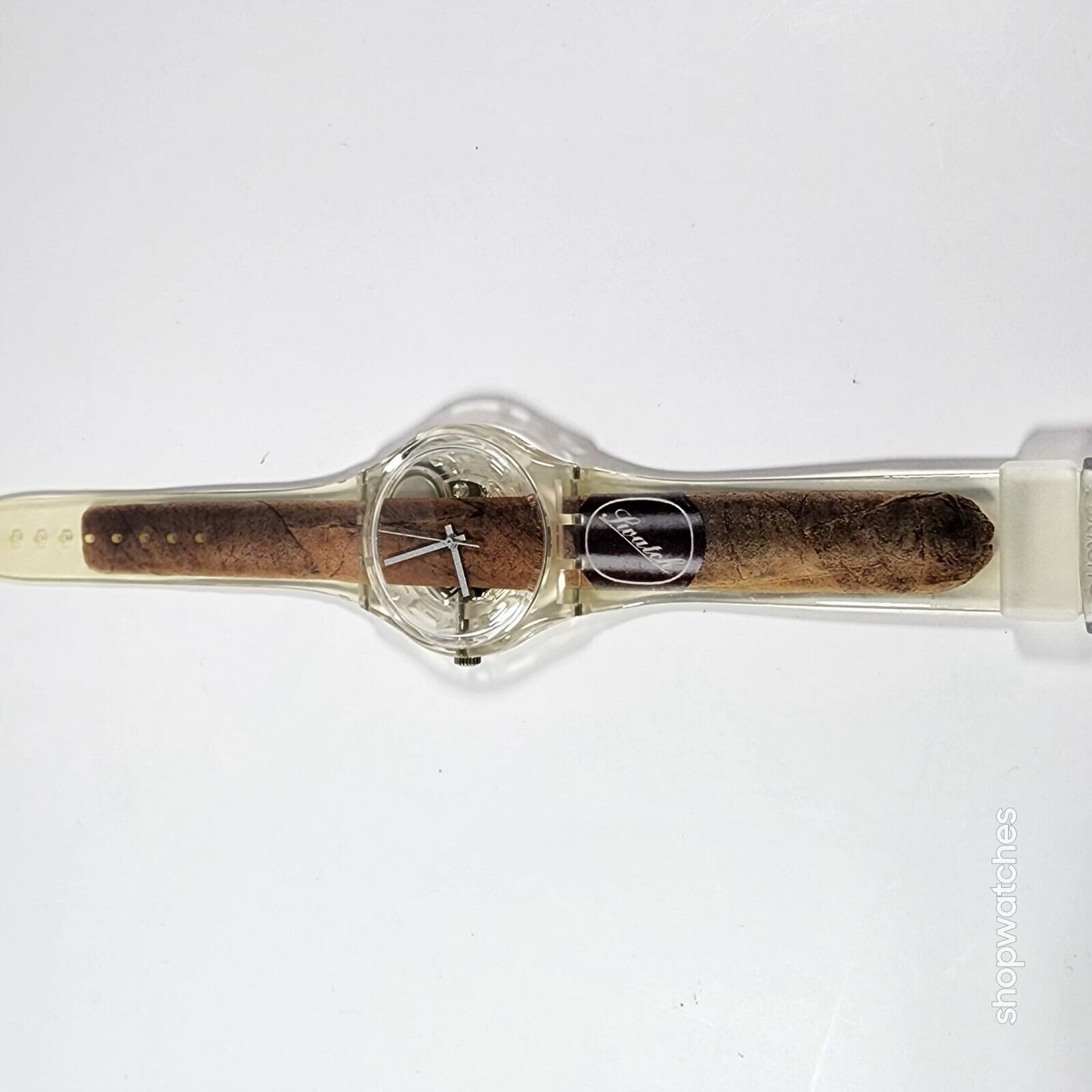 Swatch Watch CIGAR GK250 Vintage 1996 Limited Edition with Metal Tube Set EUC