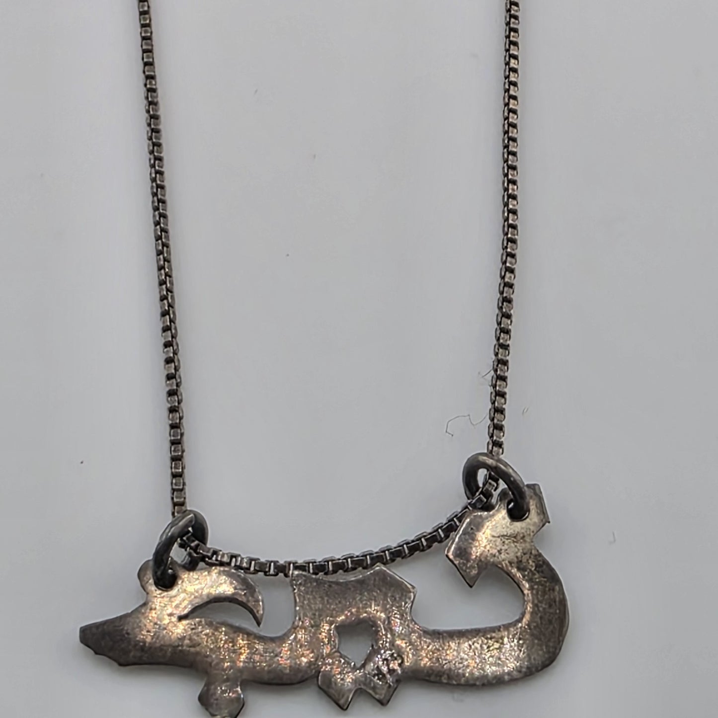 Sterling silver 925 necklace with a name Arabic Jasmine 18 Inches