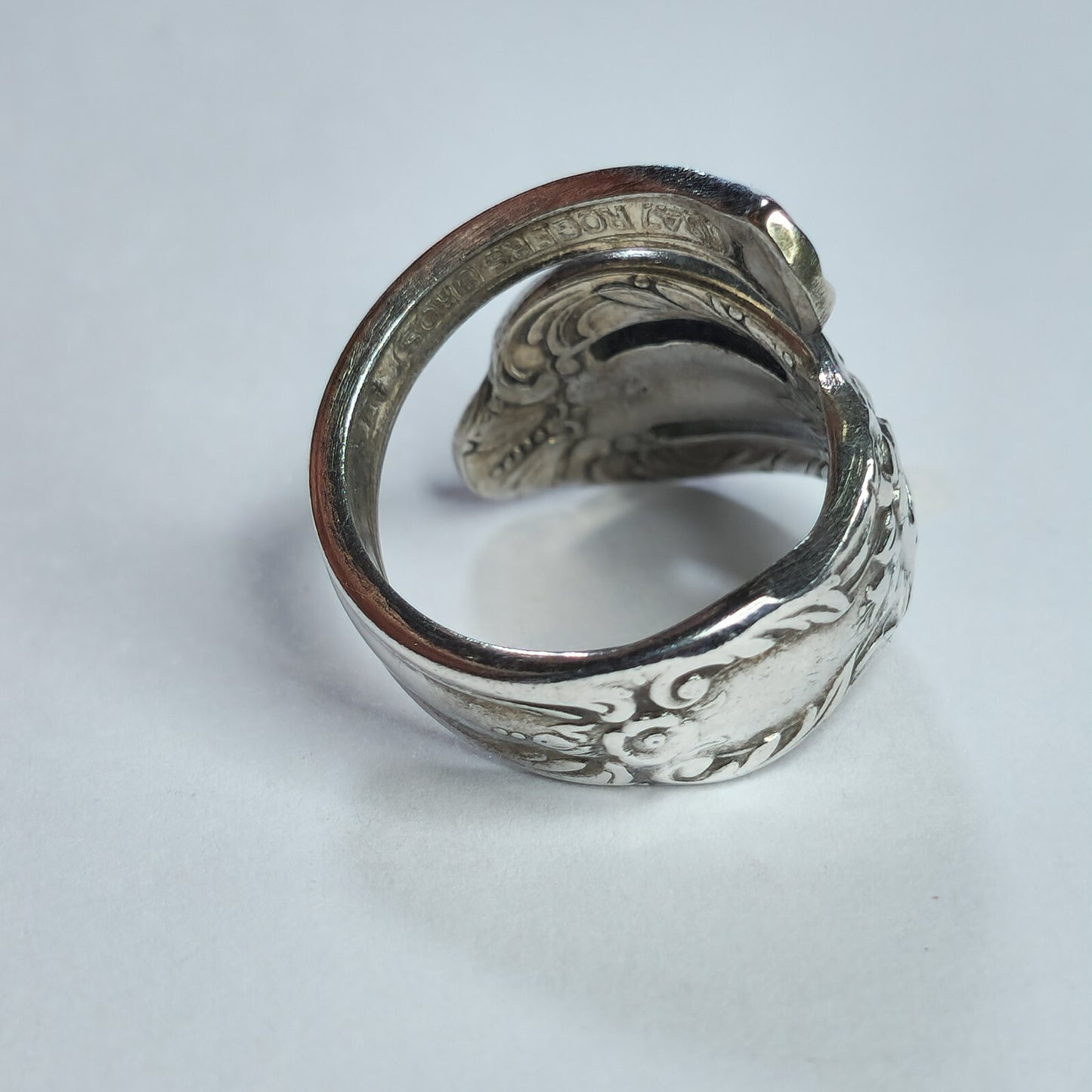 Rogers Bros 1847 Spoon Ring 925 Sterling Silver Size 6 Vintage Flatware Jewelry