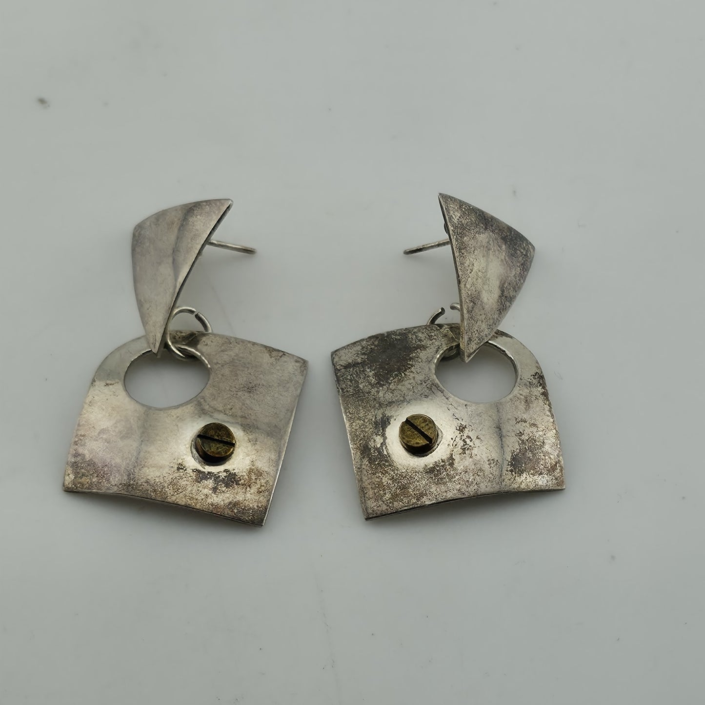 Vintage Mexico 925 Sterling Silver Earrings β Marked 952 Tg 259 Mexico
