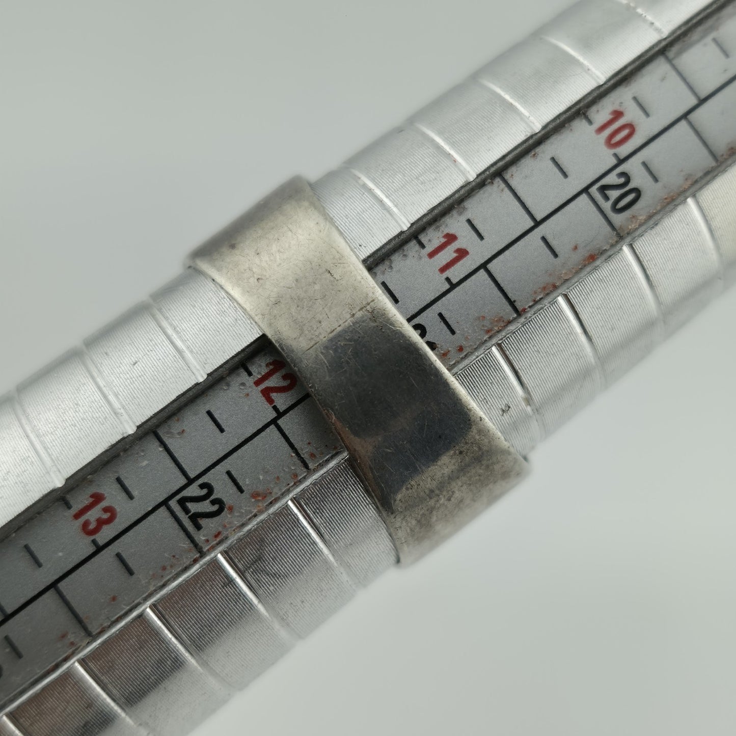 Jay King DTR Desert Rose Trading Coral and Silver Cross Ring Coral Size 11.5