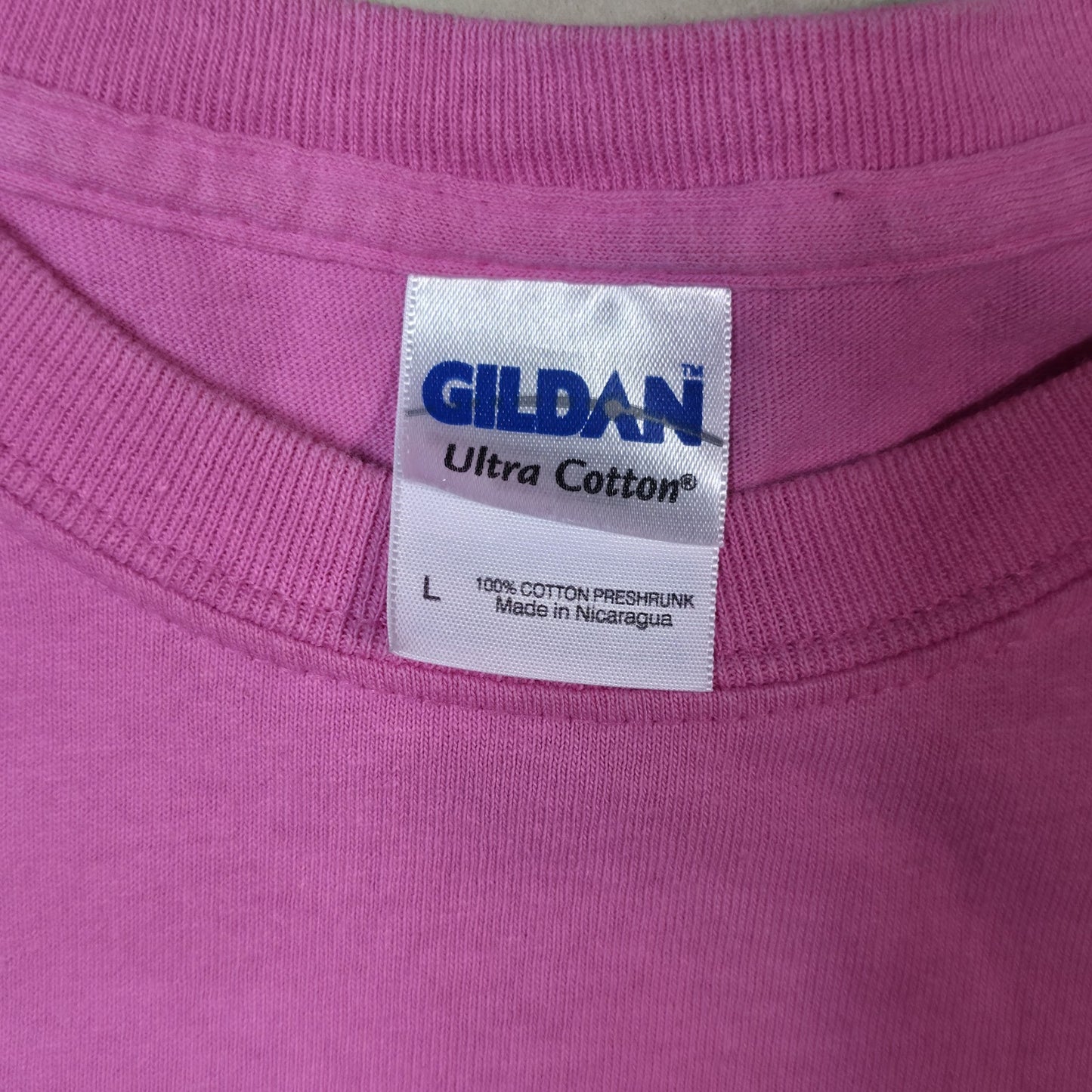 Vintage V for Vegetarian Shirt Men’s Large Pink Graphic Slogan Tee Y2K Vegan