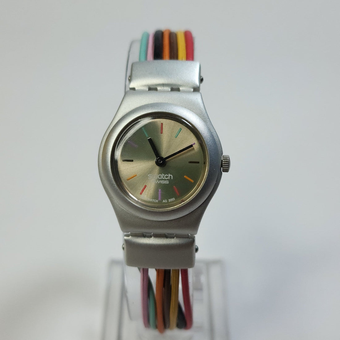 Discovering the SWATCH Irony Filamento Multicolore YSS1006: A Y2K Vintage Classic