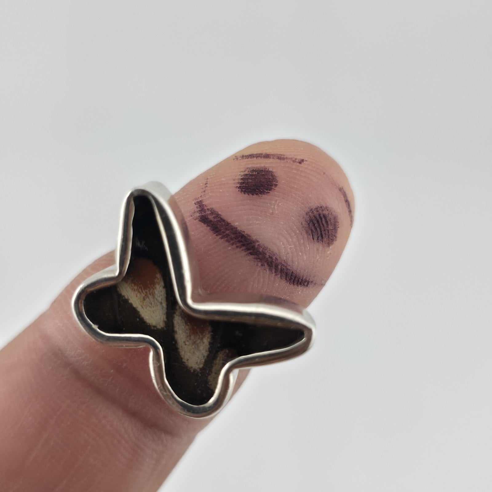 Sterling Silver Butterfly Ring
