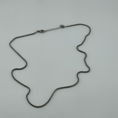 Vintage 925 Sterling Silver Wheat Chain Necklace 16” 5.2g