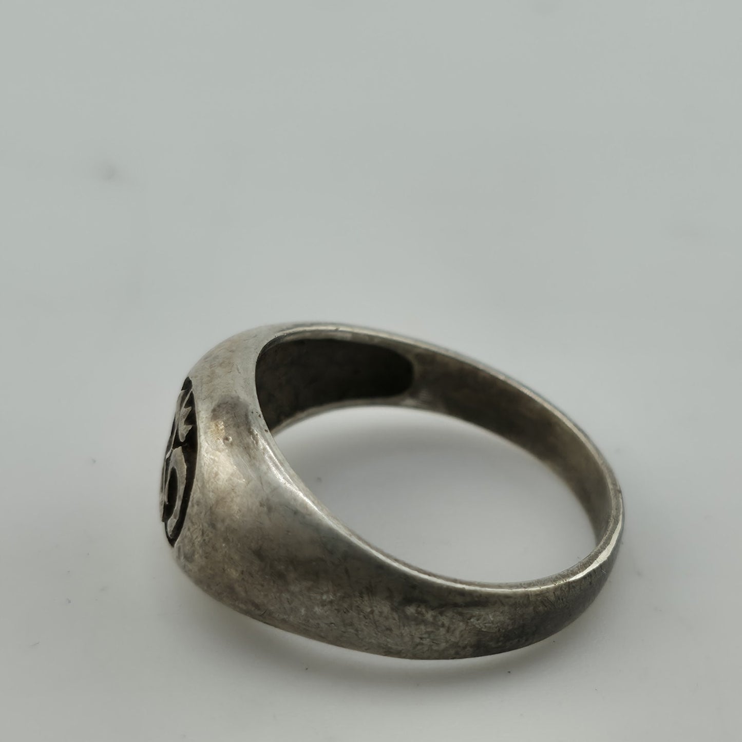 Vintage Sterling Silver Om (Aum) Ring Size 4.75 925