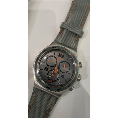 SWATCH L’Heure Du Marais YVS402 Swiss Made Irony Chrono Men’s Watch NIB
