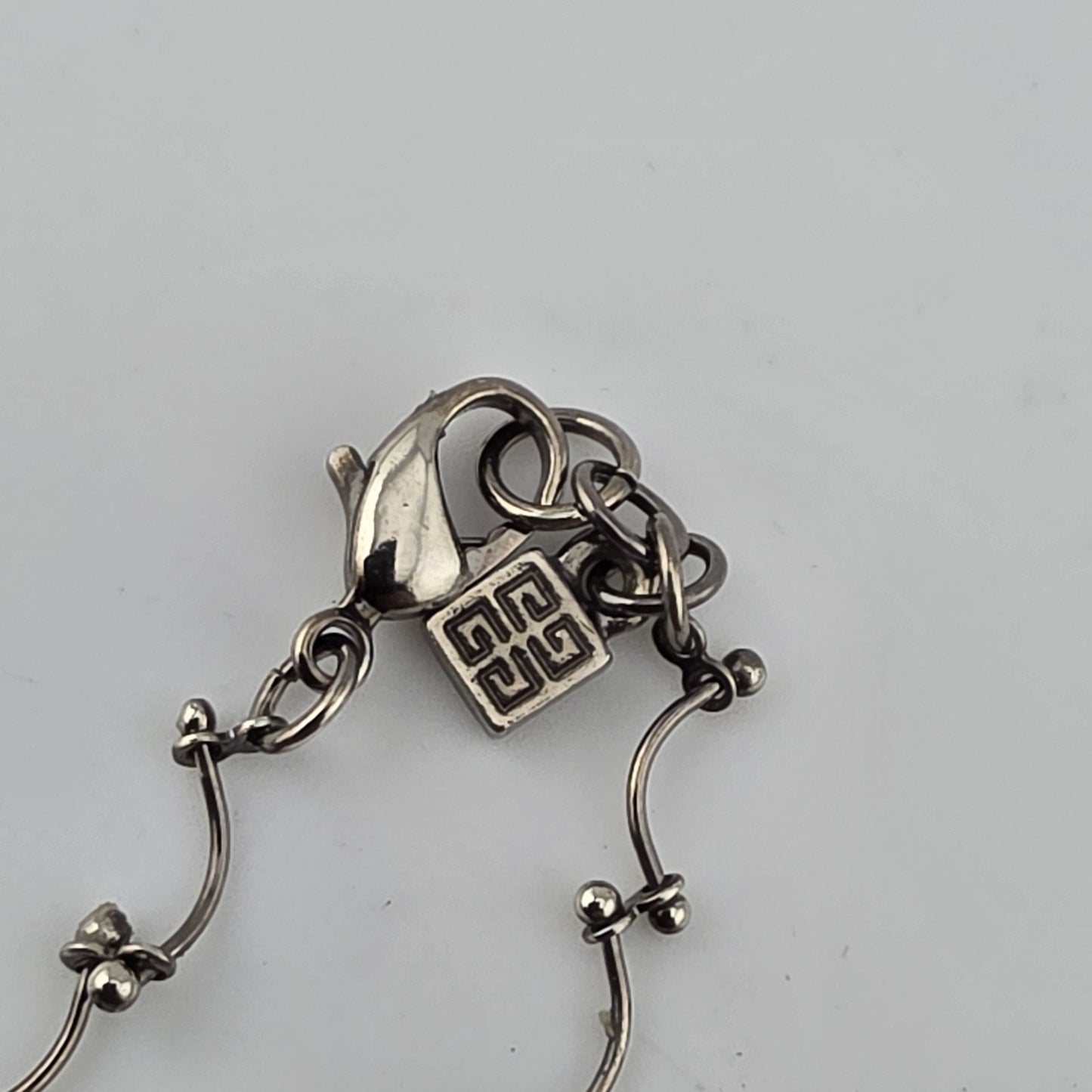 Givenchy Satellite Chain Necklace Vintage Designer Dainty 16inch
