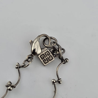 Givenchy Satellite Chain Necklace Vintage Designer Dainty 16inch