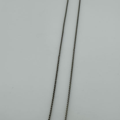 Vintage 925 Sterling Silver Wheat Chain Necklace 16” 5.2g
