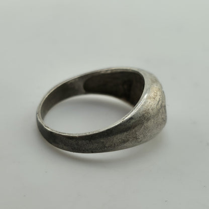 Vintage Sterling Silver Om (Aum) Ring Size 4.75 925