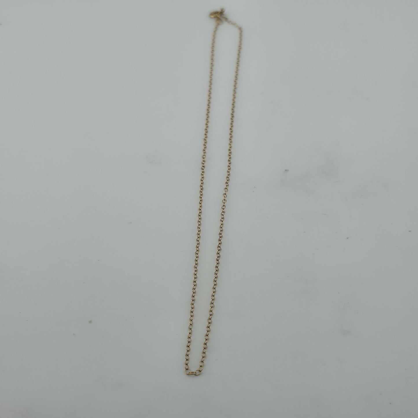 1/20 14K Gold Filled Chain Necklace 16” MSCO Dainty Thin Chain Vintage