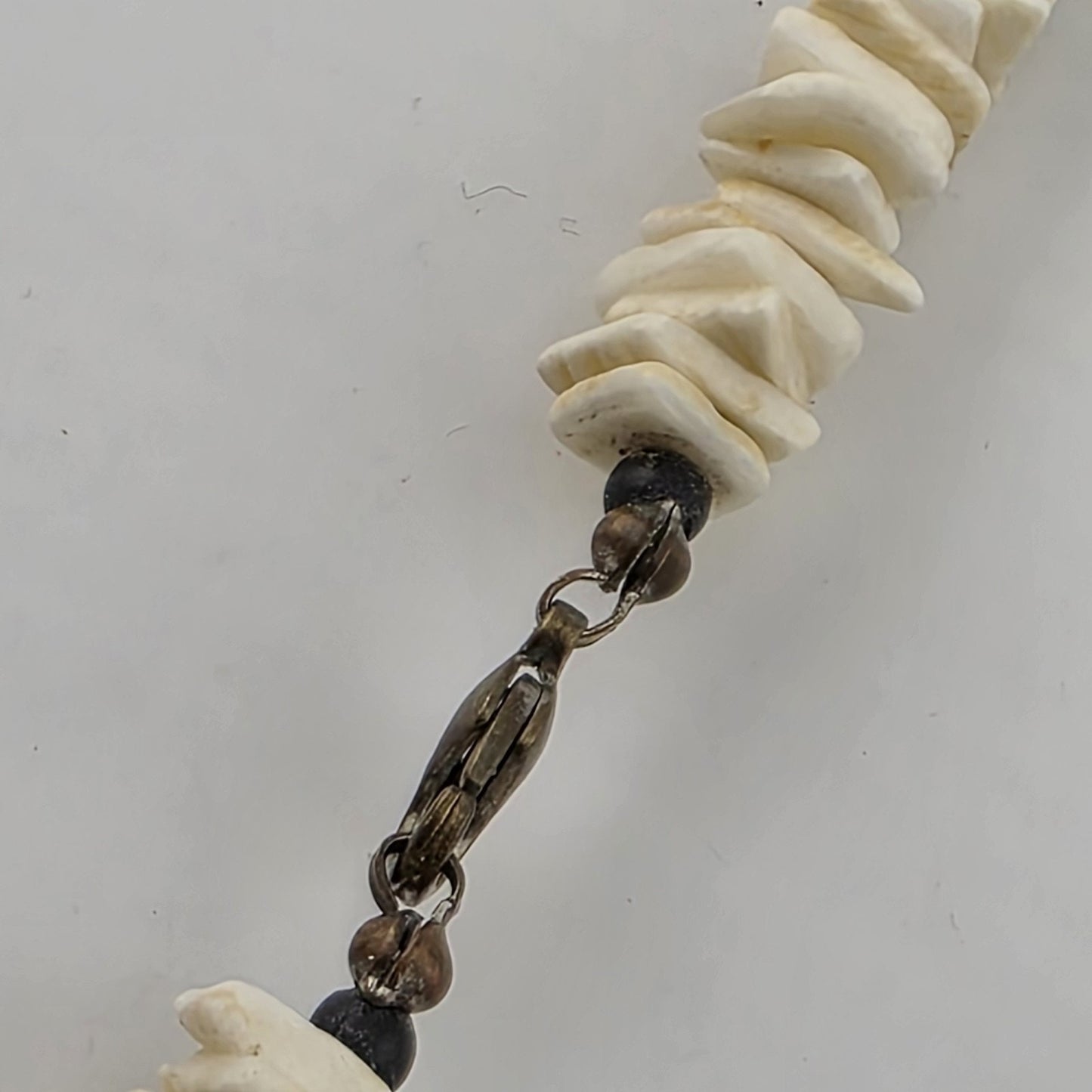 Vintage Puka Shell Vintage Shell Chip Necklace 18” White Beach Boho Surf Choker