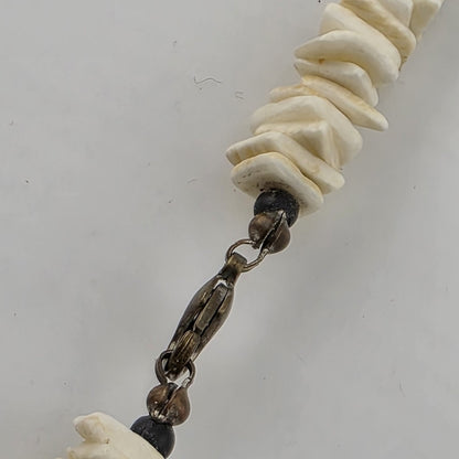 Vintage Puka Shell Vintage Shell Chip Necklace 18” White Beach Boho Surf Choker
