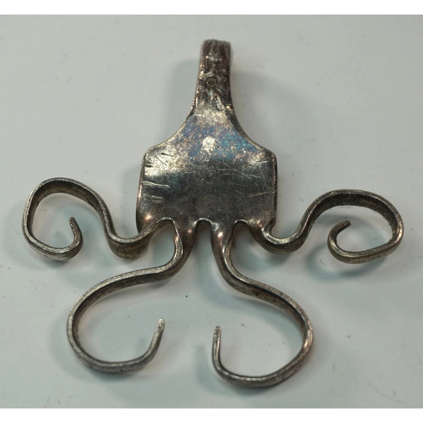 Pendant 925 Sterling Silver Abstract Art
