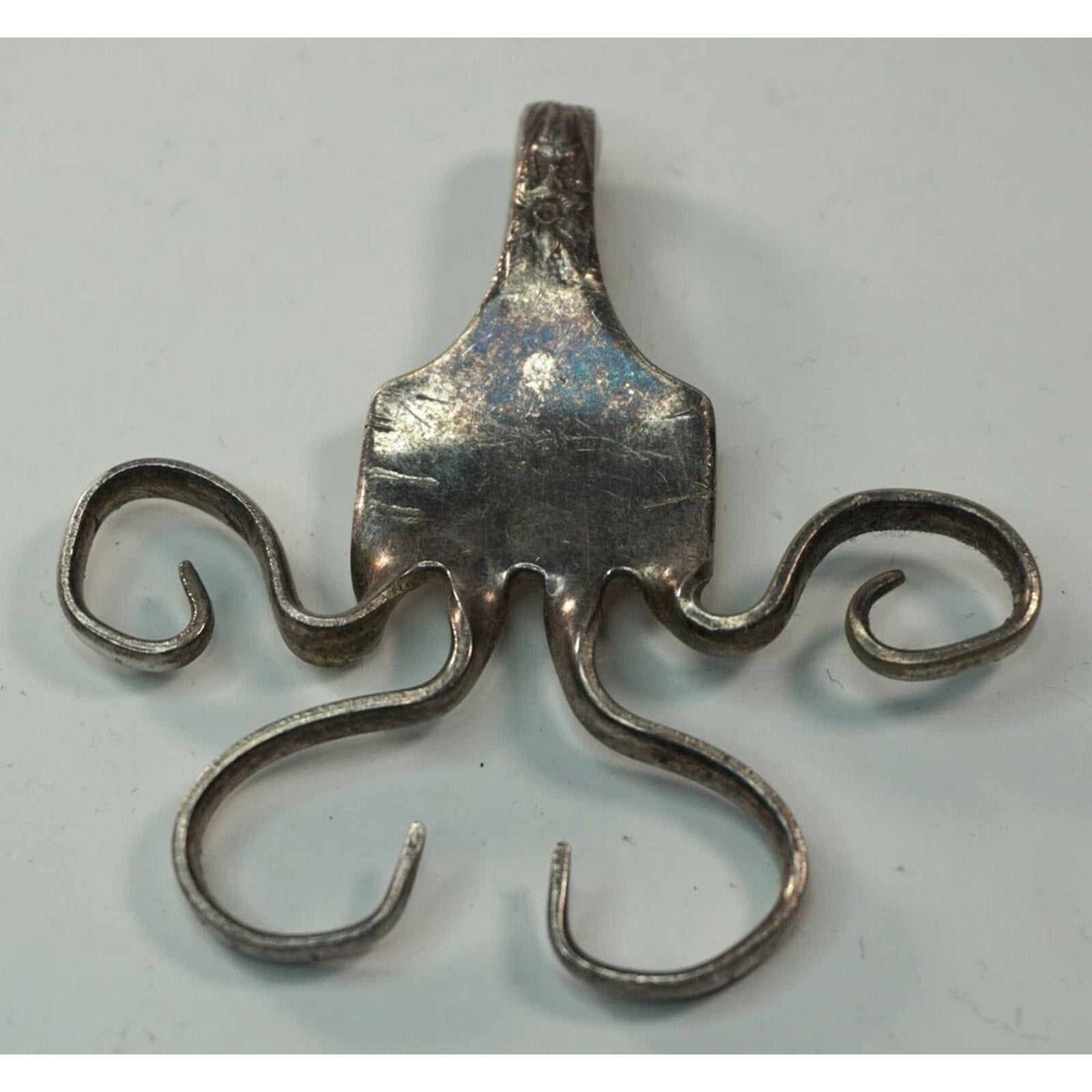 Pendant 925 Sterling Silver Abstract Art