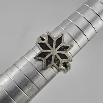 Vintage Mid Century Sterling Silver 8 Point Star Ring 6.25 Bell Trading Post