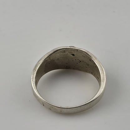 Vintage Sterling Silver Bear Paw Ring 7 Native American Southwestern Mid Centur