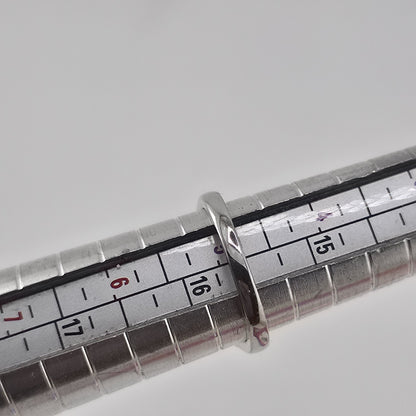 Sterling Silver 925 Pink Cabochon Oval Ring Size 5 Statement Cocktail Ring