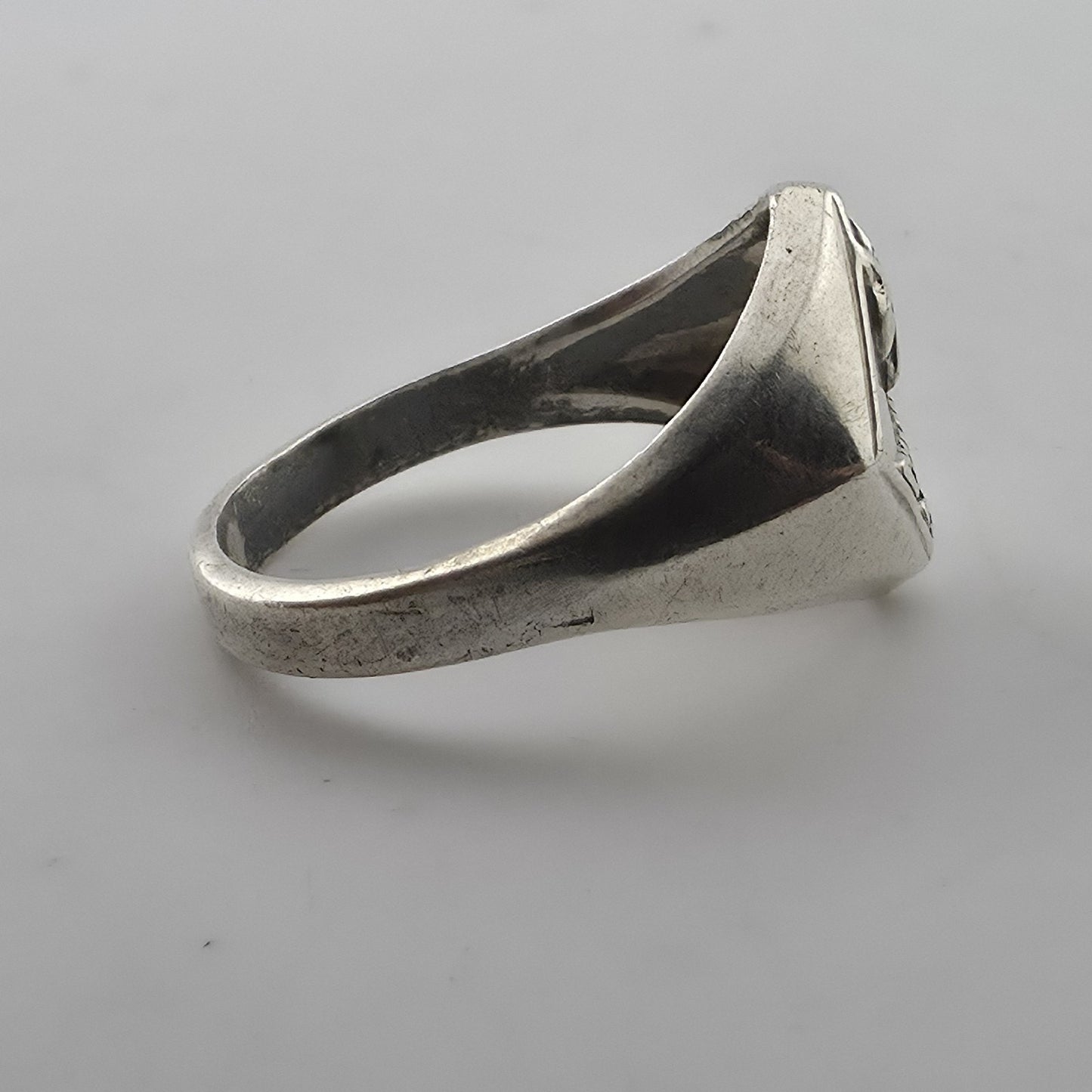 Boy Scouts Sterling Silver Ring Size 7 BSA Wolf Cub Scout Fleur De Lis Jewelry