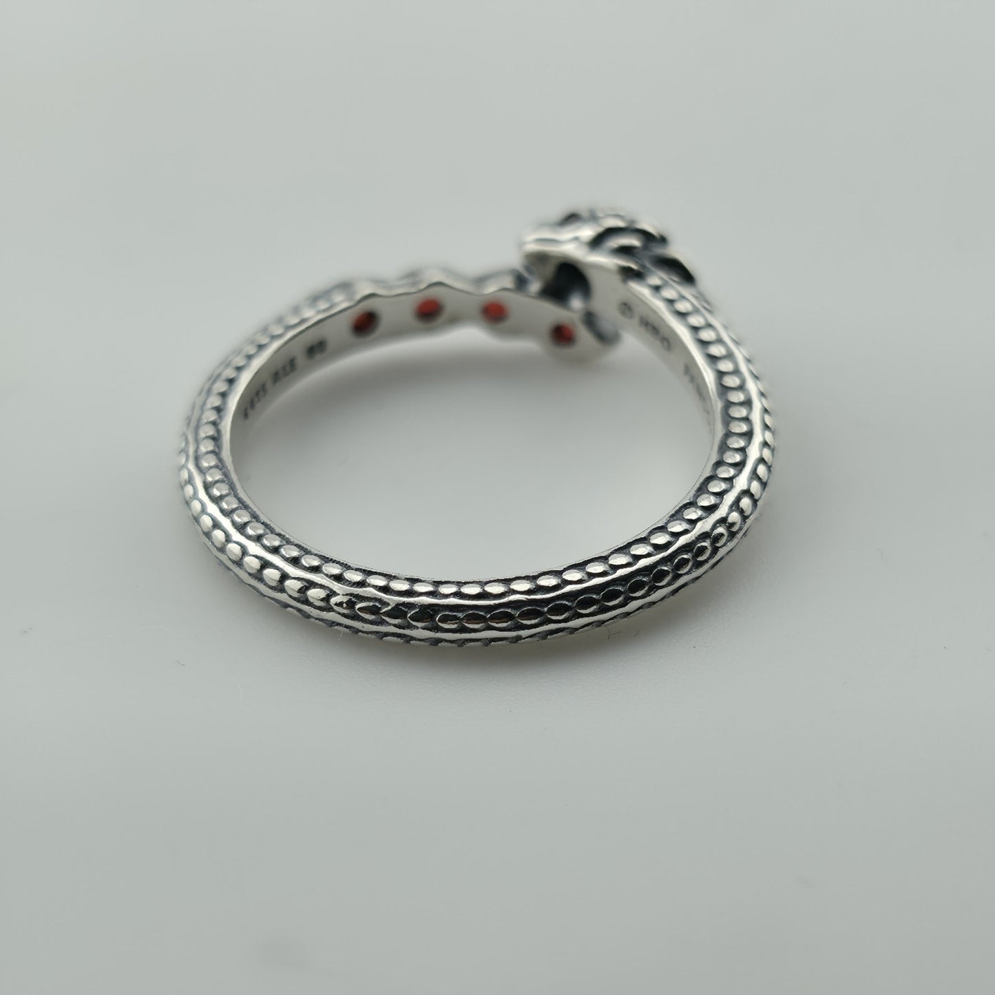 Pandora Game of Thrones Dragon Sparkling Ringcrystal Sterling silver ALE Size 8