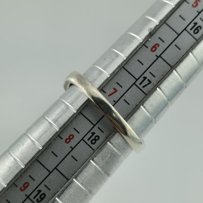 Vintage Avon Sterling Silver 925 Black Stone Ring Marquise Size 7.25