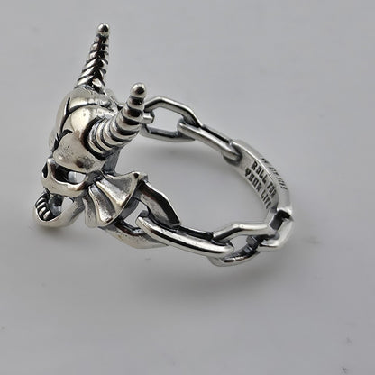Stranger Things Hellfire Club Ring Sterling Silver S925 ALE Size 54 US 7 New