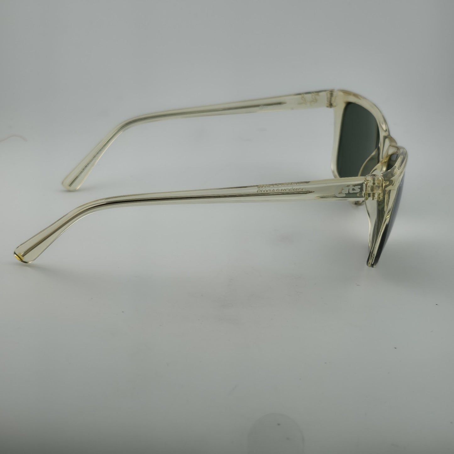 Vintage Ray-Ban Cats 3000 Bausch / Lomb Sunglasses Crystal Frame Green Lens Case