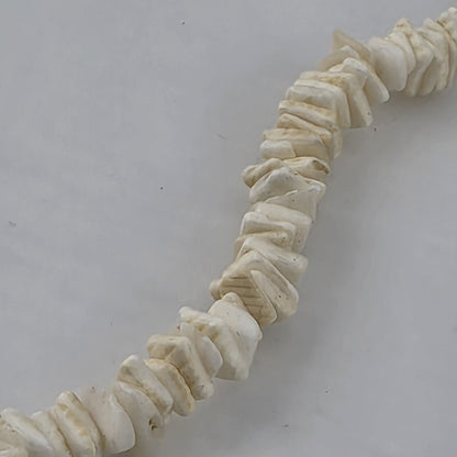 Vintage Puka Shell Vintage Shell Chip Necklace 18” White Beach Boho Surf Choker