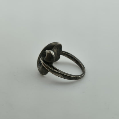 Kay Jewelers Jane Seymour Open Heart Sterling Silver 925 Ring Patina Size 6