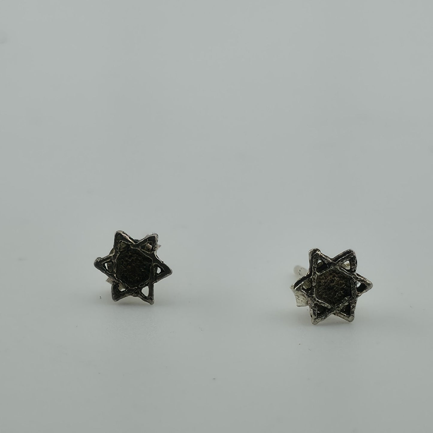 Sterling Silver TINY Star of David Studs Posts Stud Earrings!