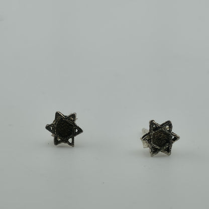 Sterling Silver TINY Star of David Studs Posts Stud Earrings!