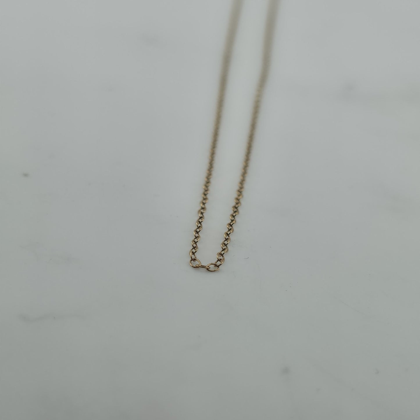 1/20 14K Gold Filled Chain Necklace 16” MSCO Dainty Thin Chain Vintage