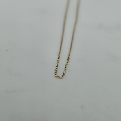 1/20 14K Gold Filled Chain Necklace 16” MSCO Dainty Thin Chain Vintage
