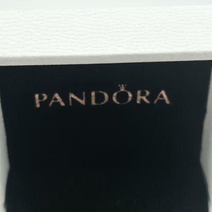 Pandora 925 ALE Sterling Silver Heart Stud Earrings Patina
