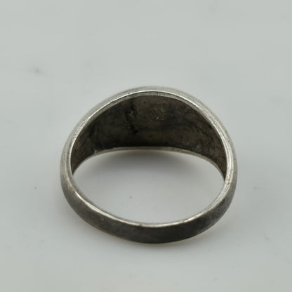 Vintage Sterling Silver Om (Aum) Ring Size 4.75 925