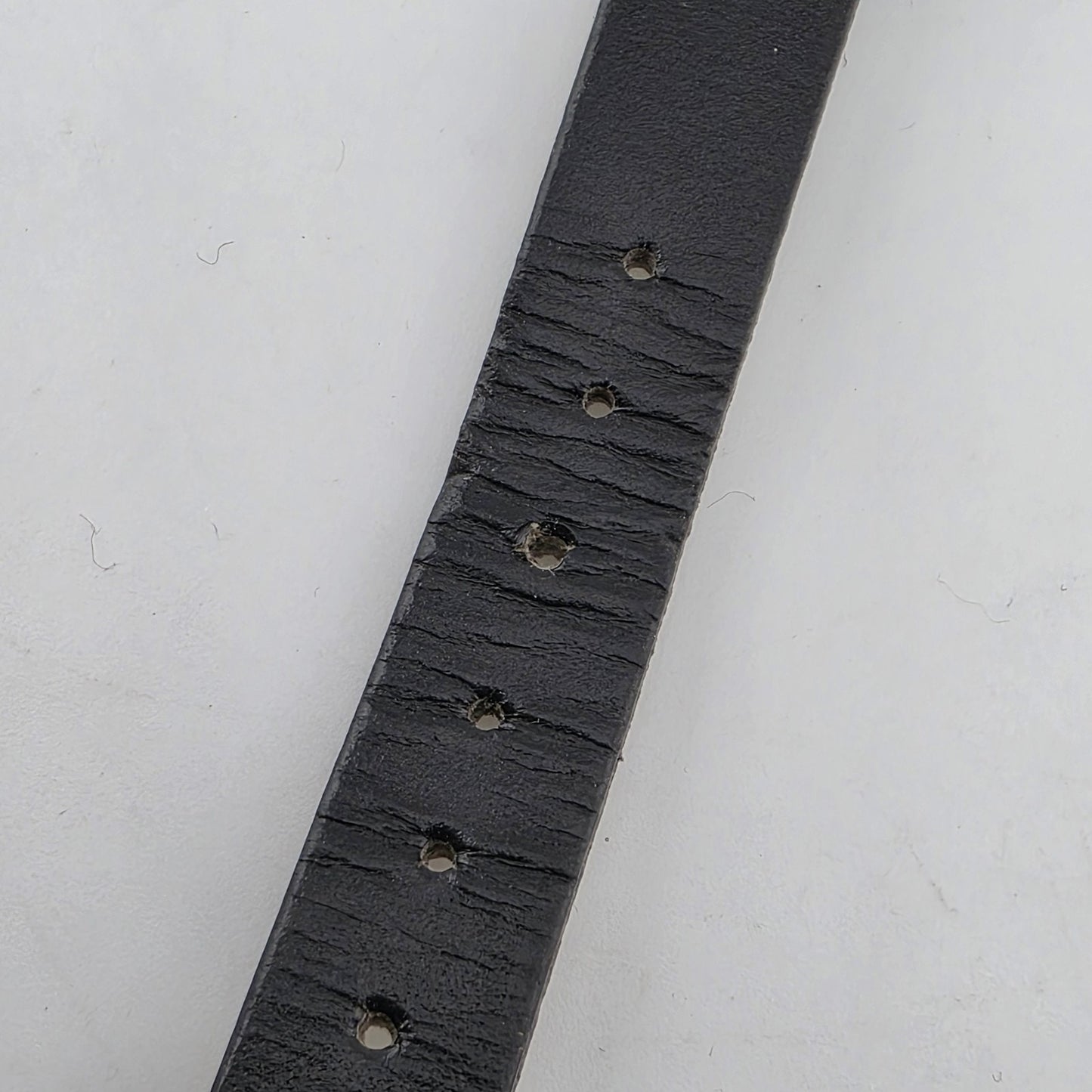 Vintage Timex Quartz Women's Gold Tone Dress Watch Black Strap Runs 6.75 Wrist