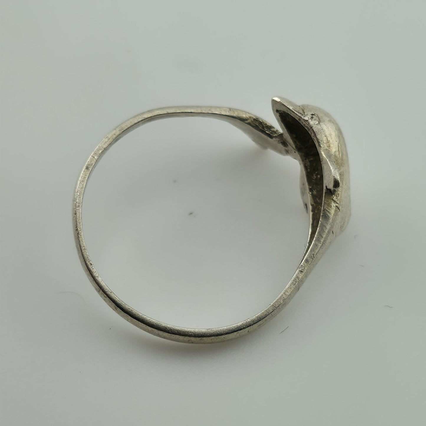 Sterling Silver Dolphin Wrap Ring Size 7 Ocean Animal Vintage 925