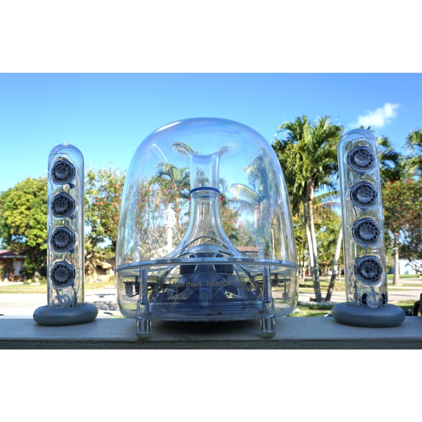 Harman Kardon Soundsticks II Computer Speakers Subwoofer Apple Vintage Parts