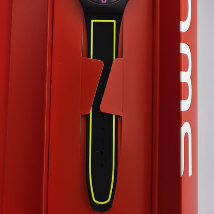 NEW Swatch Around The Strap Black Neon Watch SUOB146 Unisex