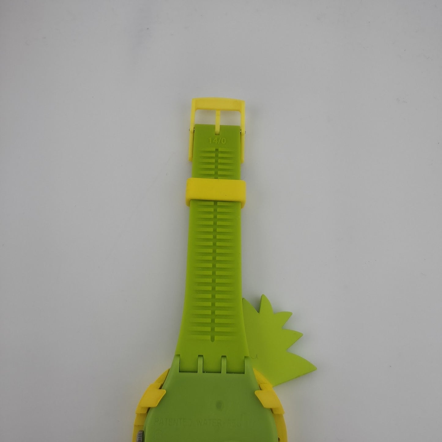 Swatch Originals Exotic Taste Pineapple Watch Green Strap Removable Bezel New