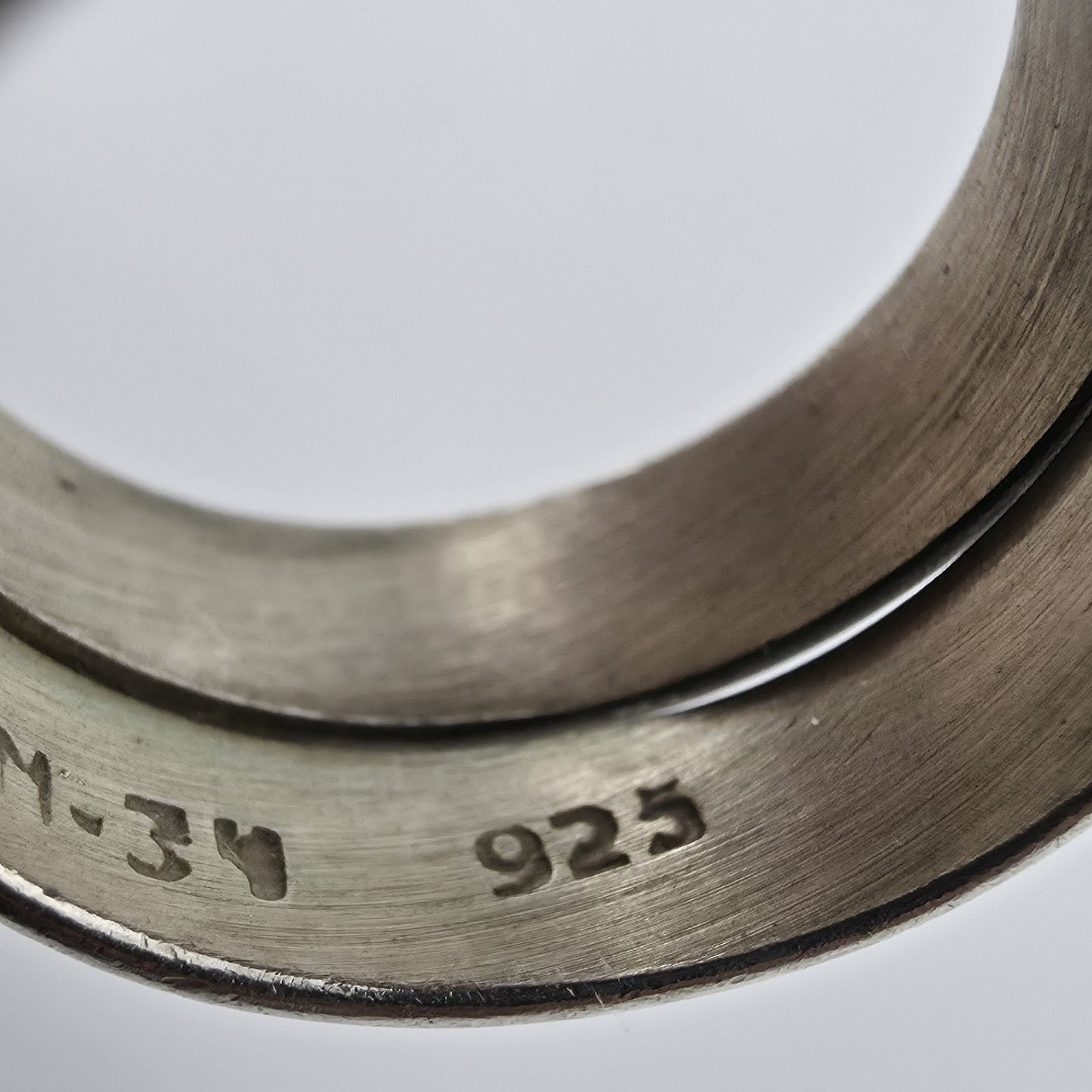 Vintage Mexico 925 Sterling Silver Wrap Ring Size 7 Modernist Coil Band 1m34 Mcm